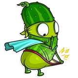 The Vegan Six WhatsApp Sticker #7