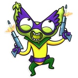 The Vegan Six WhatsApp Sticker #8