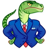 Velociraptor WhatsApp Sticker #13