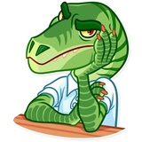 Velociraptor WhatsApp Sticker #14