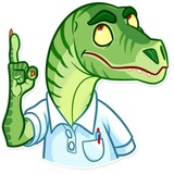Velociraptor WhatsApp Sticker #19