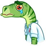 Velociraptor WhatsApp Sticker #20