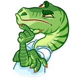 Velociraptor WhatsApp Sticker #26