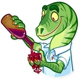 Velociraptor WhatsApp Sticker #28