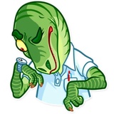 Velociraptor WhatsApp Sticker #30