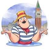 Bernardo Gondolier WhatsApp Sticker #13