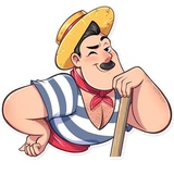 Bernardo Gondolier WhatsApp Sticker #16