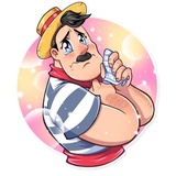Bernardo Gondolier WhatsApp Sticker #18