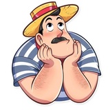 Bernardo Gondolier WhatsApp Sticker #22