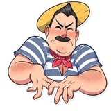 Bernardo Gondolier WhatsApp Sticker #24