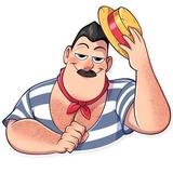 Bernardo Gondolier WhatsApp Sticker #5