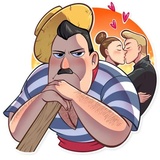 Bernardo Gondolier WhatsApp Sticker #6