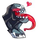 Venomous Husbando WhatsApp Sticker #15