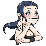 Bad Girl WhatsApp Sticker #15