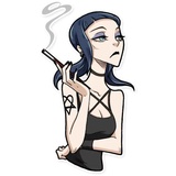 Bad Girl WhatsApp Sticker #17