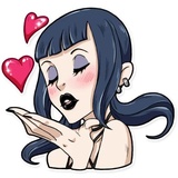 Bad Girl WhatsApp Sticker #2