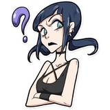 Bad Girl WhatsApp Sticker #22