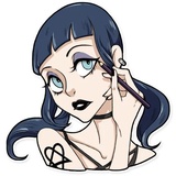 Bad Girl WhatsApp Sticker #28