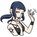 Bad Girl WhatsApp Sticker #5