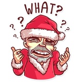Very Bad Santa WhatsApp Sticker #13