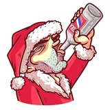 Very Bad Santa WhatsApp Sticker #15