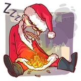 Very Bad Santa WhatsApp Sticker #17