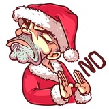 Very Bad Santa WhatsApp Sticker #18