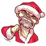 Very Bad Santa WhatsApp Sticker #19