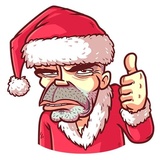 Very Bad Santa WhatsApp Sticker #2