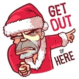 Very Bad Santa WhatsApp Sticker #21