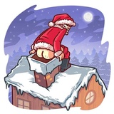 Very Bad Santa WhatsApp Sticker #22