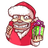 Very Bad Santa WhatsApp Sticker #25