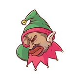 Very Bad Santa WhatsApp Sticker #29