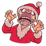 Very Bad Santa WhatsApp Sticker #4
