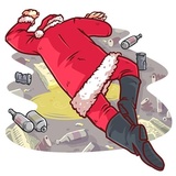 Very Bad Santa WhatsApp Sticker #6