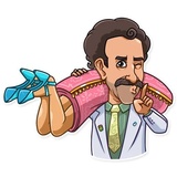 Borat Sagdiyev WhatsApp Sticker #11