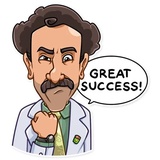 Borat Sagdiyev WhatsApp Sticker #12