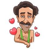 Borat Sagdiyev WhatsApp Sticker #13