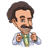 Borat Sagdiyev WhatsApp Sticker #14