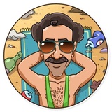 Borat Sagdiyev WhatsApp Sticker #28