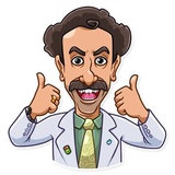 Borat Sagdiyev WhatsApp Sticker #3
