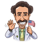 Borat Sagdiyev WhatsApp Sticker #5