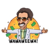 Borat Sagdiyev WhatsApp Sticker #6
