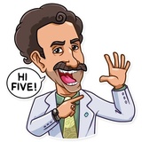 Borat Sagdiyev WhatsApp Sticker #9