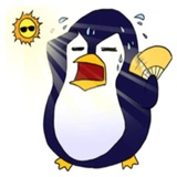 Penguin Emojis WhatsApp Sticker #25