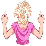 Yolandi WhatsApp Sticker #12