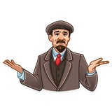 Vladimir Lenin WhatsApp Sticker #21