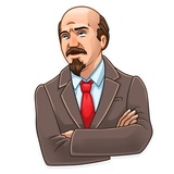 Vladimir Lenin WhatsApp Sticker #27