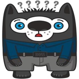 Vovkus the Wolf WhatsApp Sticker #15