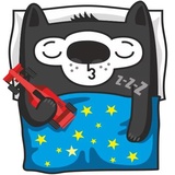 Vovkus the Wolf WhatsApp Sticker #16